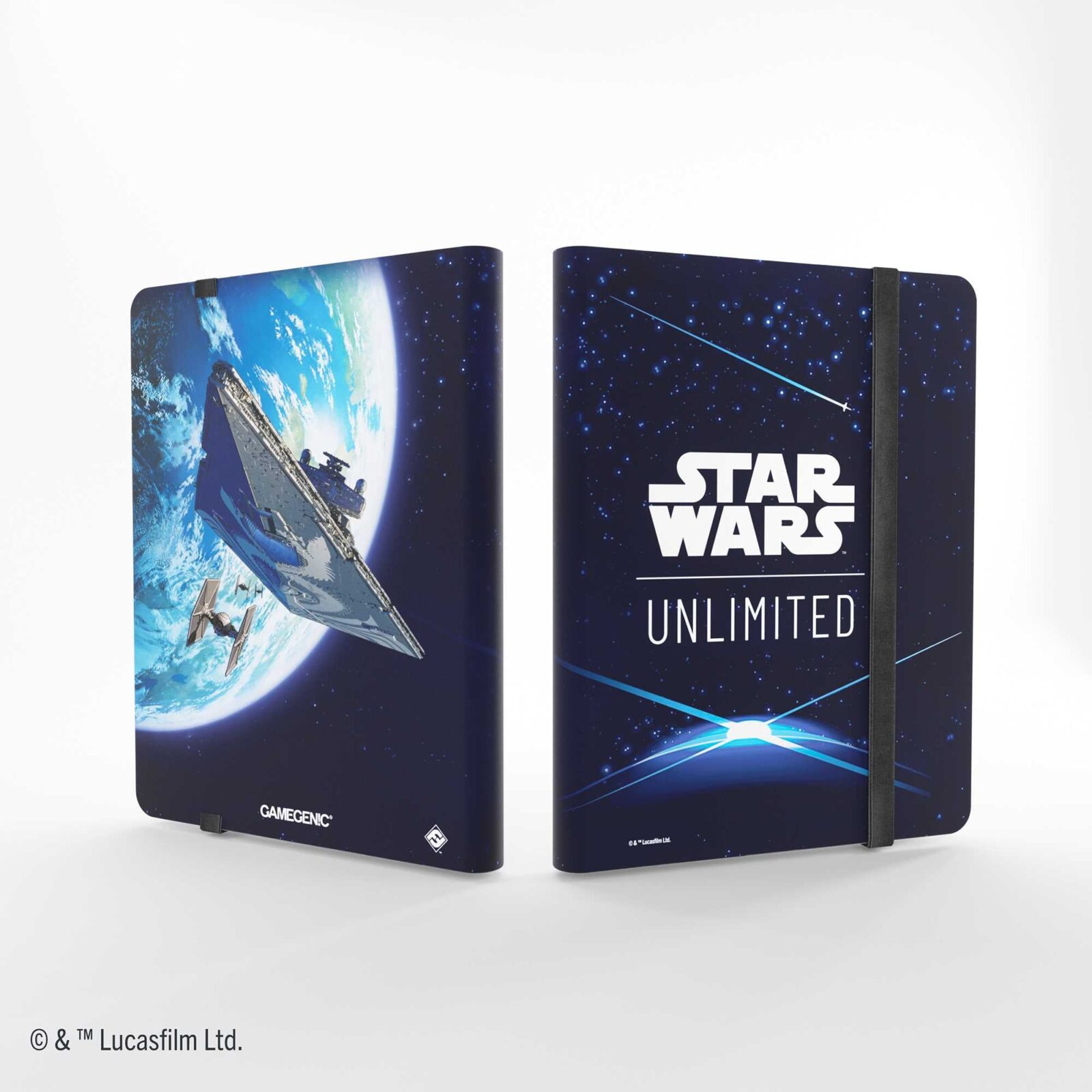 Gamegenic Star Wars: Unlimited 18-Pocket Album – Card Back Blue