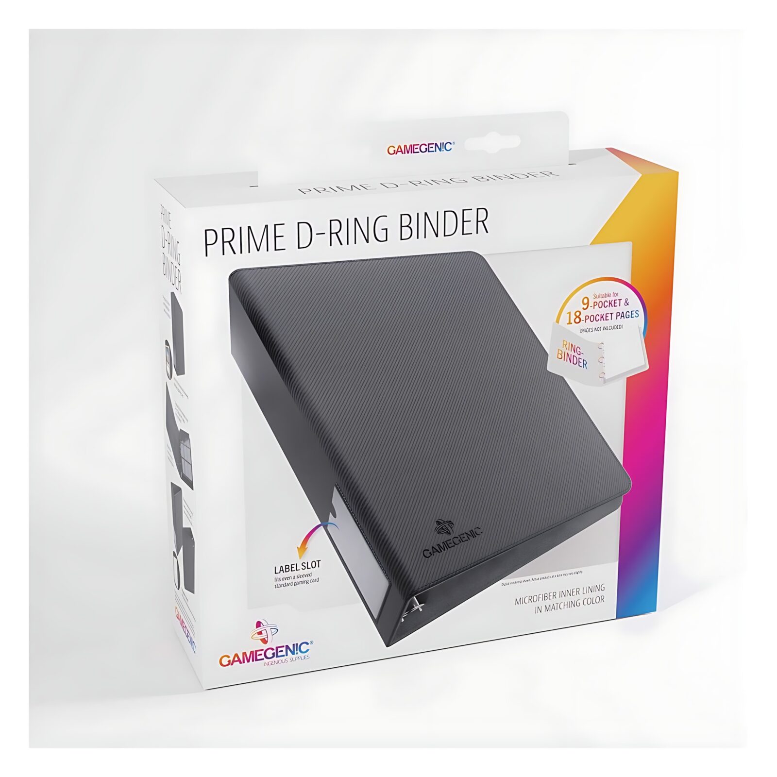 Gamegenic Prime D-Ring-Binder – Black Gamegenic Prime D-Ring-Binder – Black