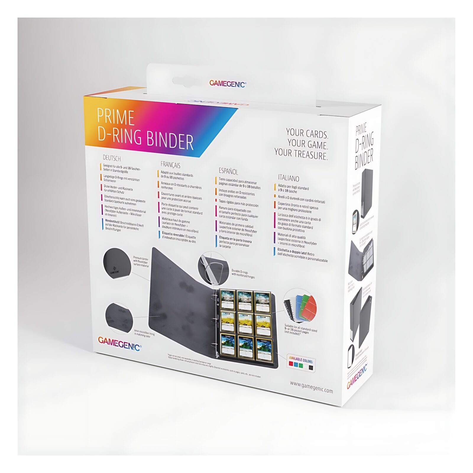 Gamegenic Prime D-Ring-Binder – Black 3 Gamegenic Prime D-Ring-Binder – Black 3
