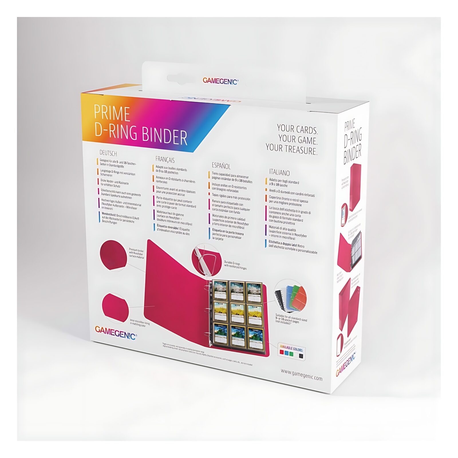 Gamegenic Prime D-Ring-Binder – Red 3 Gamegenic Prime D-Ring-Binder – Red 3