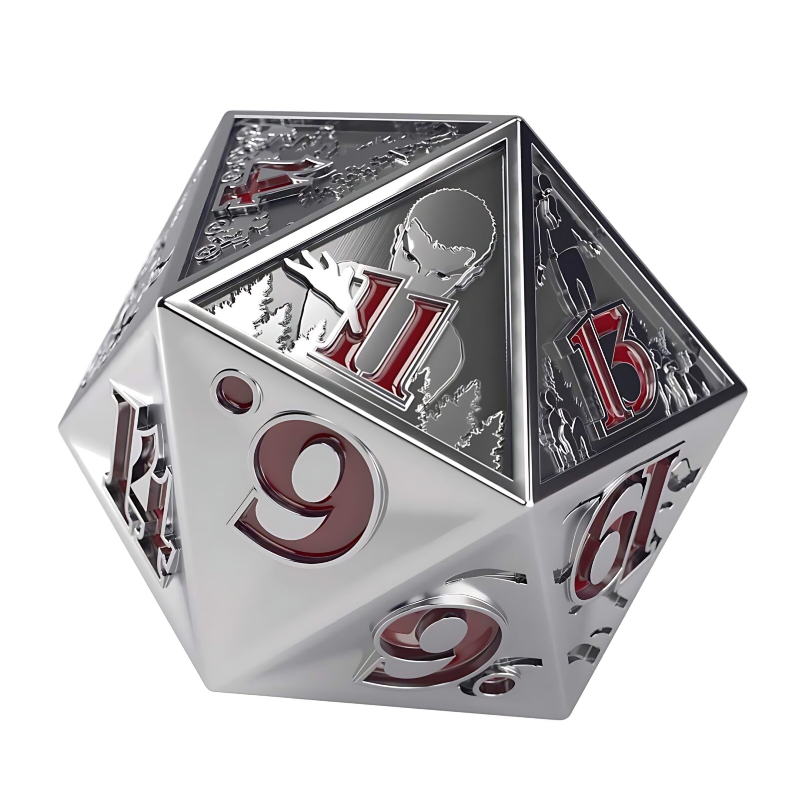 Gamegenic Stranger Things – Hellfire Club Premium Metal D20 Die