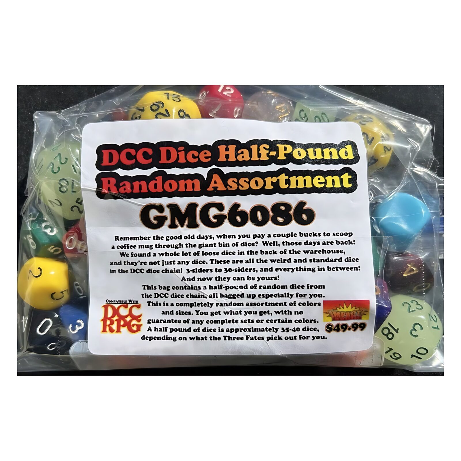 DCC Dice Half Pound Random Assortment
