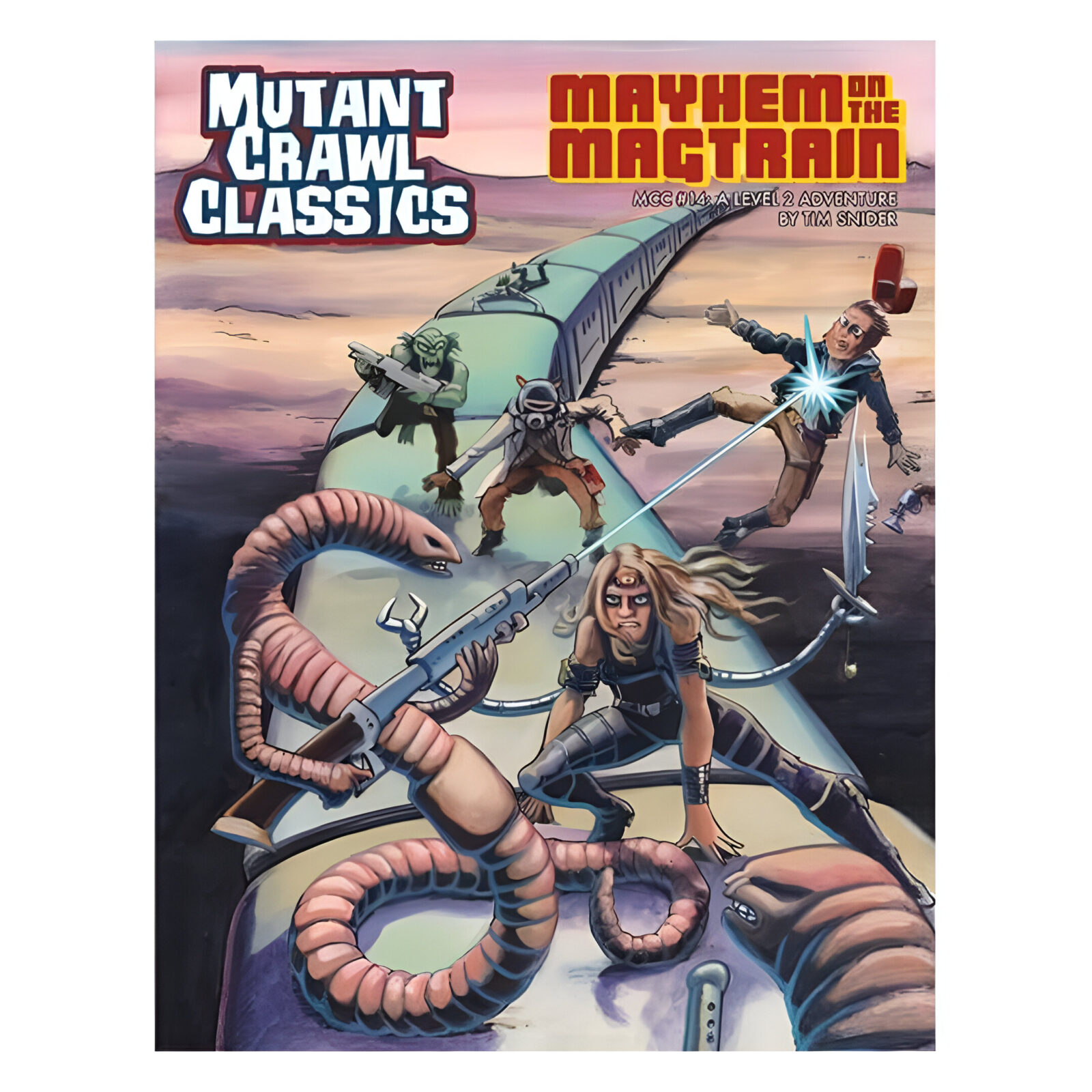 Mutant Crawl Classics #14 – Mayhem on the Magtrain