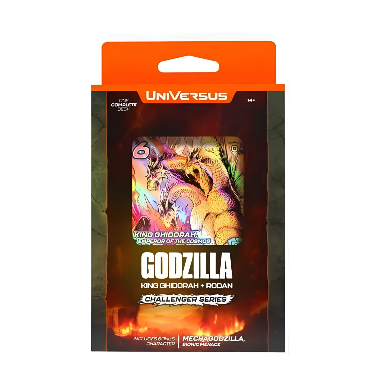 UniVersus: Challenger Series Display – Godzilla & Mothra Challenger / King Ghidorah and Rodan (4 Packs) UniVersus: Challenger Series Display – Godzilla & Mothra Challenger / King Ghidorah and Rodan (4 Packs)