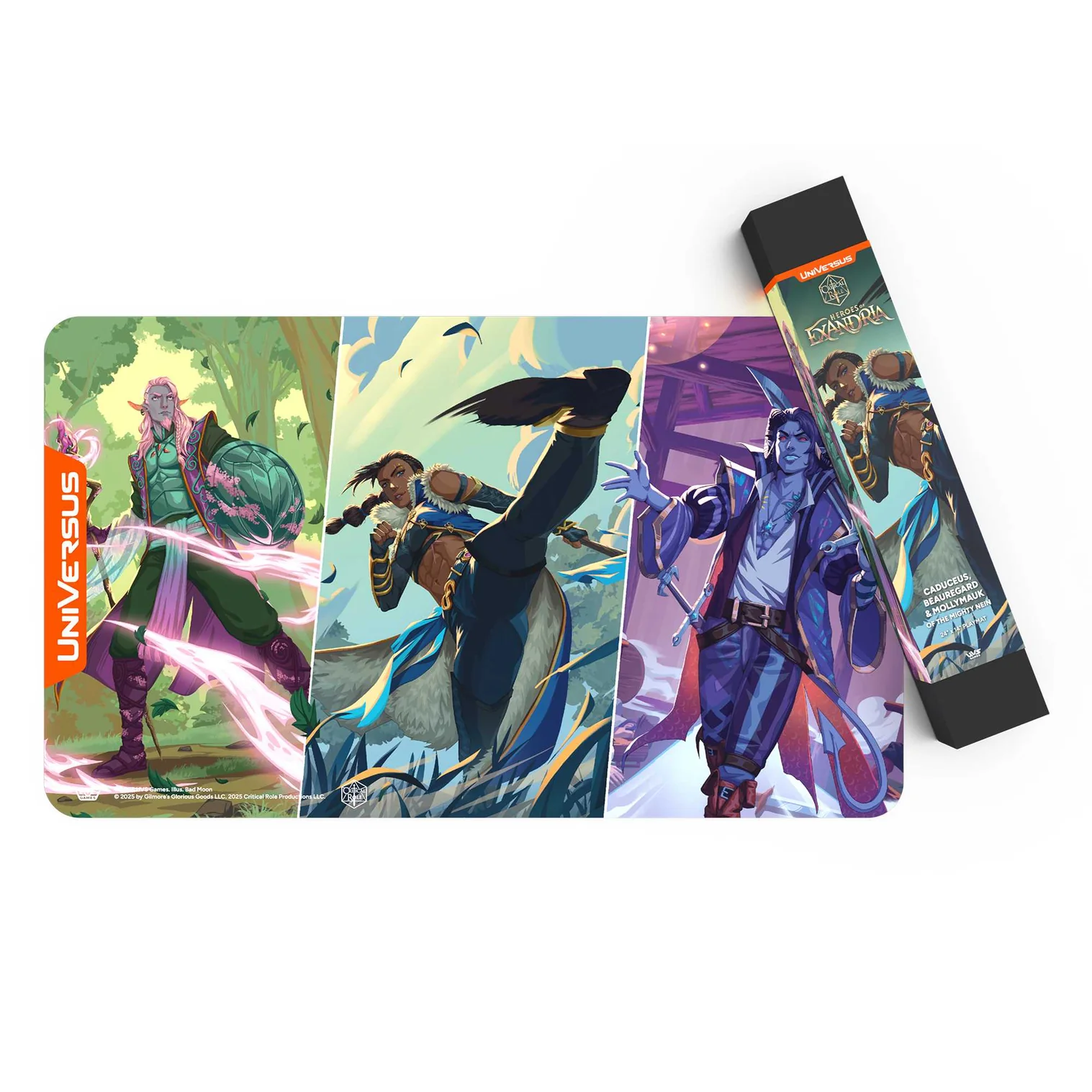 Critical Role: Heroes of Exandria Caduceus, Beauregard, and Mollymauk – Playmat
