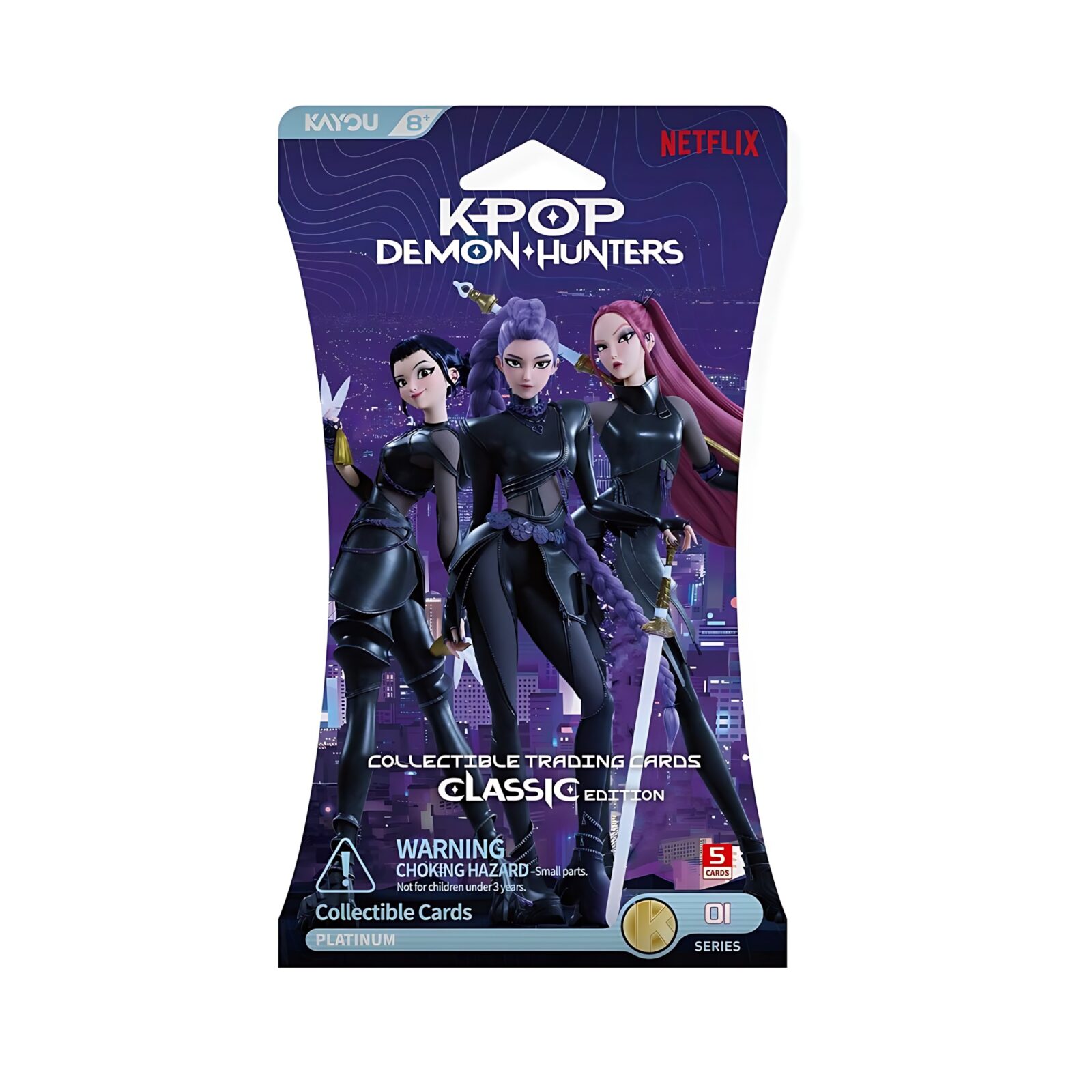 KPop Demon Hunters-Collectible Trading Cards-Classic Edition Sleeved -001-EMEA-Series 1-A (12 Packs) 3 KPop Demon Hunters-Collectible Trading Cards-Classic Edition Sleeved -001-EMEA-Series 1-A (12 Packs) 3