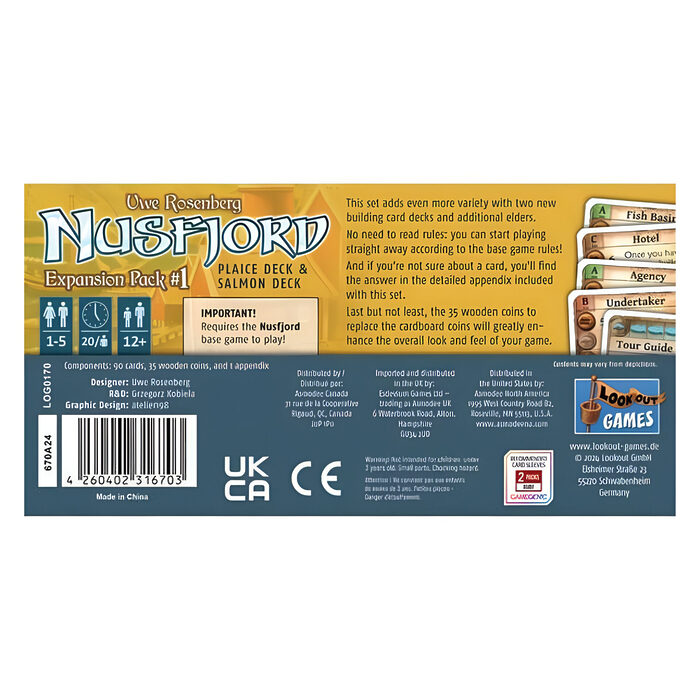 Nusfjord Expansion Pack 1 Plaice and Salmon Decks