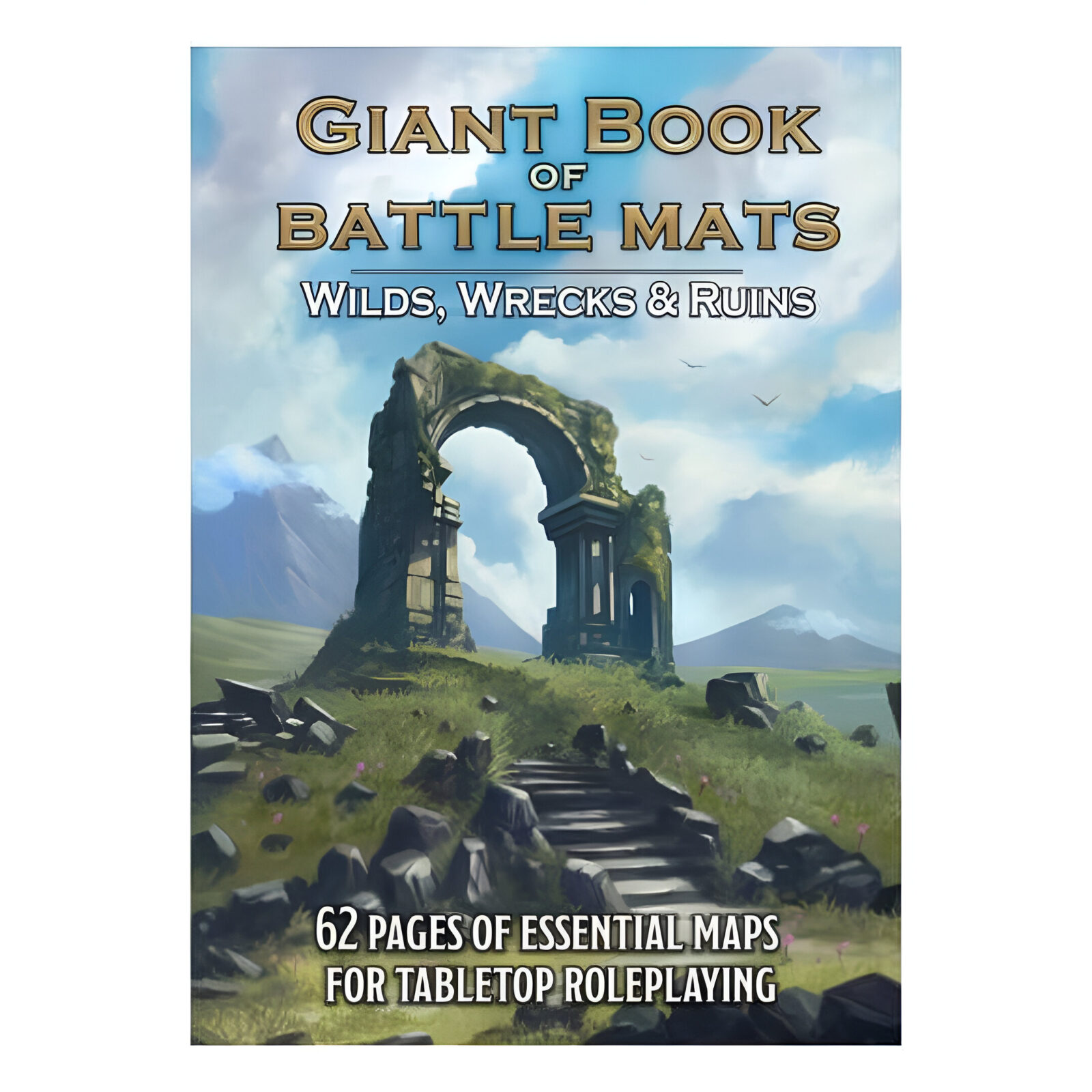 Giant Book of Battle Mats: Wilds, Wrecks & Ruins