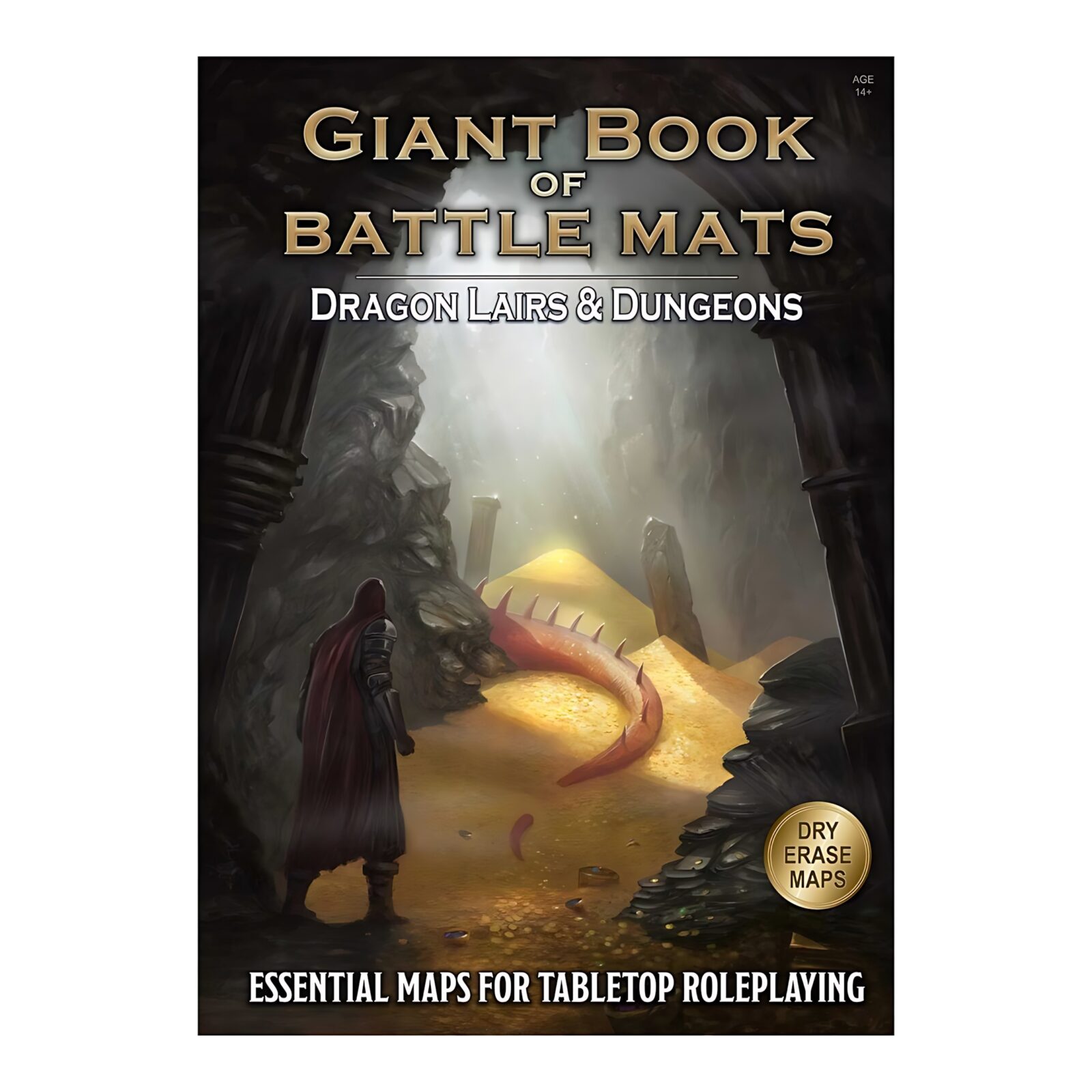 Giant Book of Battle Mats: Dragon Lairs and Dungeons