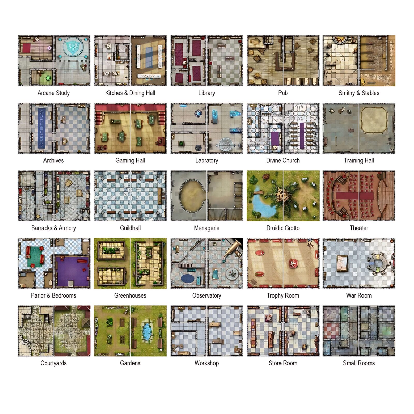 Big Book of Battle Mats: Bastions & Strongholds 3