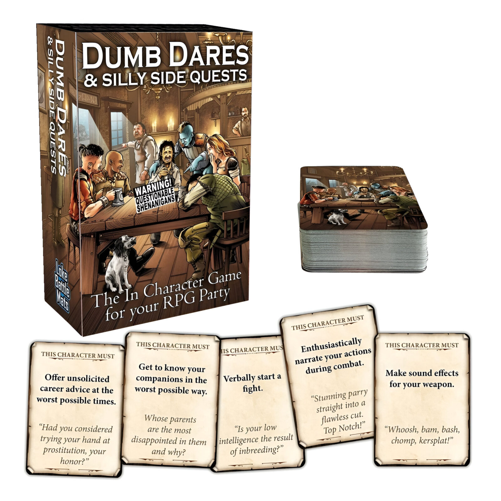 Dumb Dares & Silly Side Quests – The In Character Game for your RPG Party 3