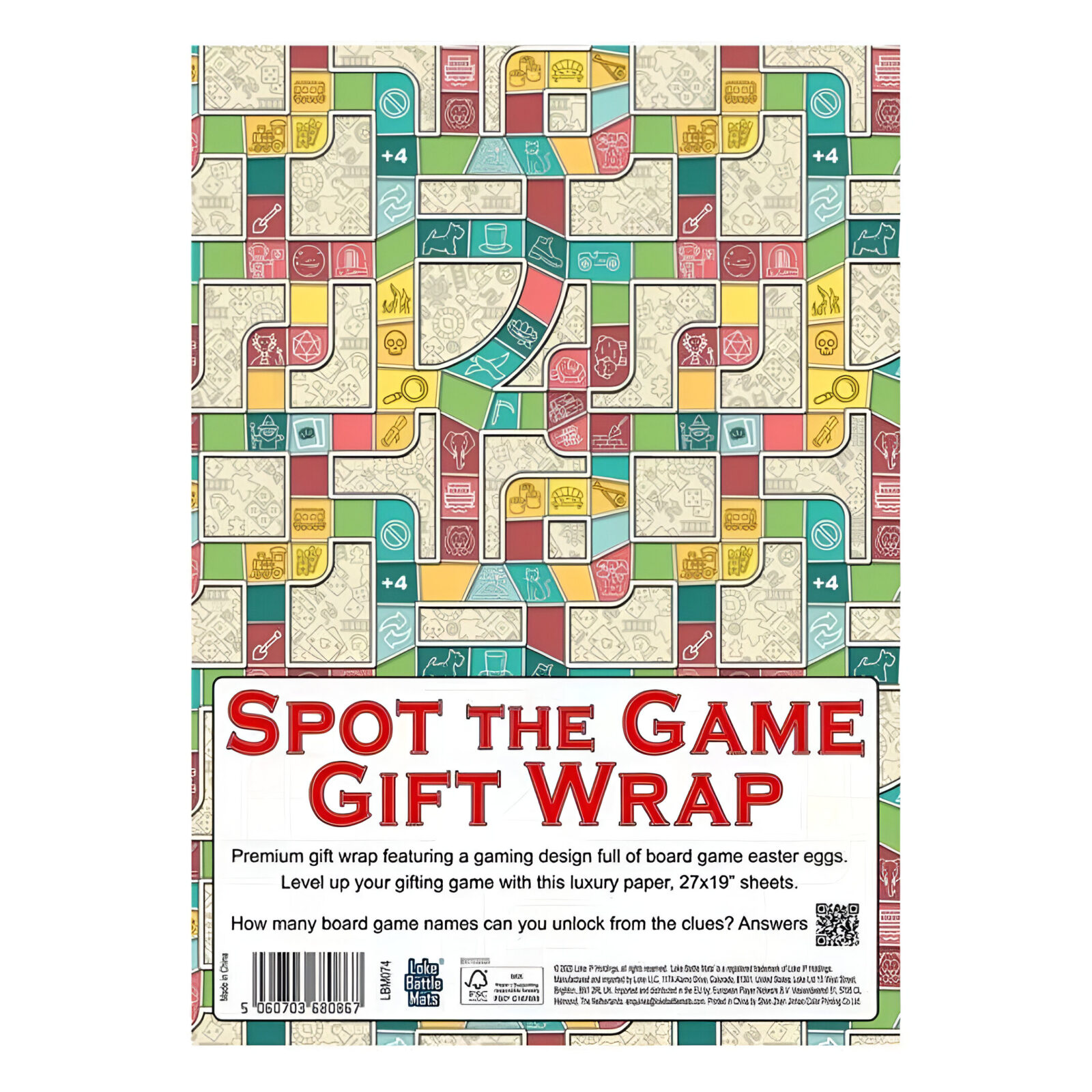 Spot the Game Gift Wrap