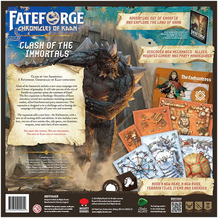 Fateforge: Chronicles of Kaan – Clash of the Immortals Expansion