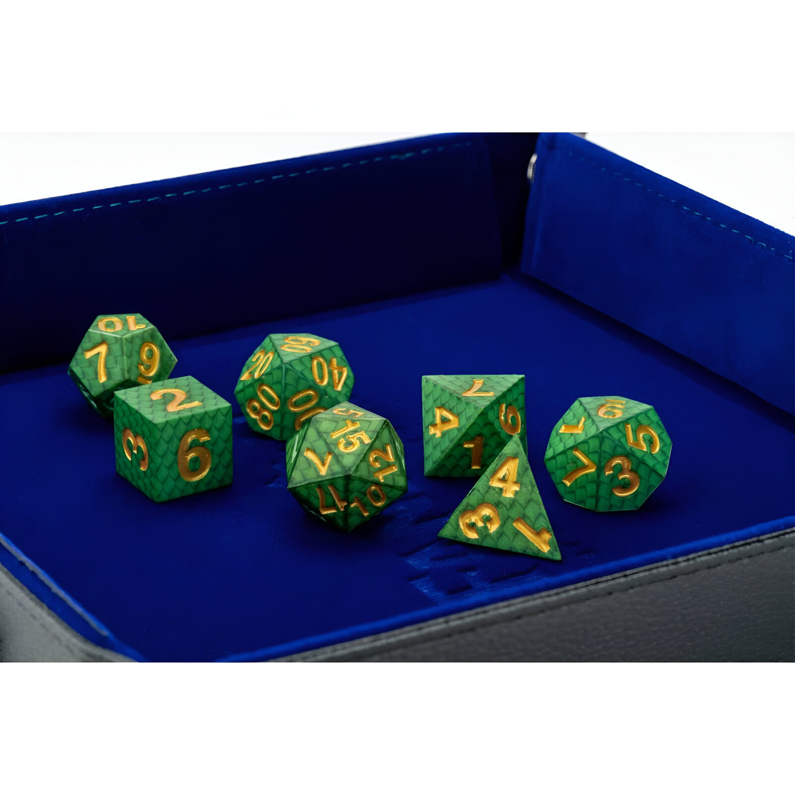 FanRoll: Dragon Storm Silicone Dice Set: Green Dragon Scales 3