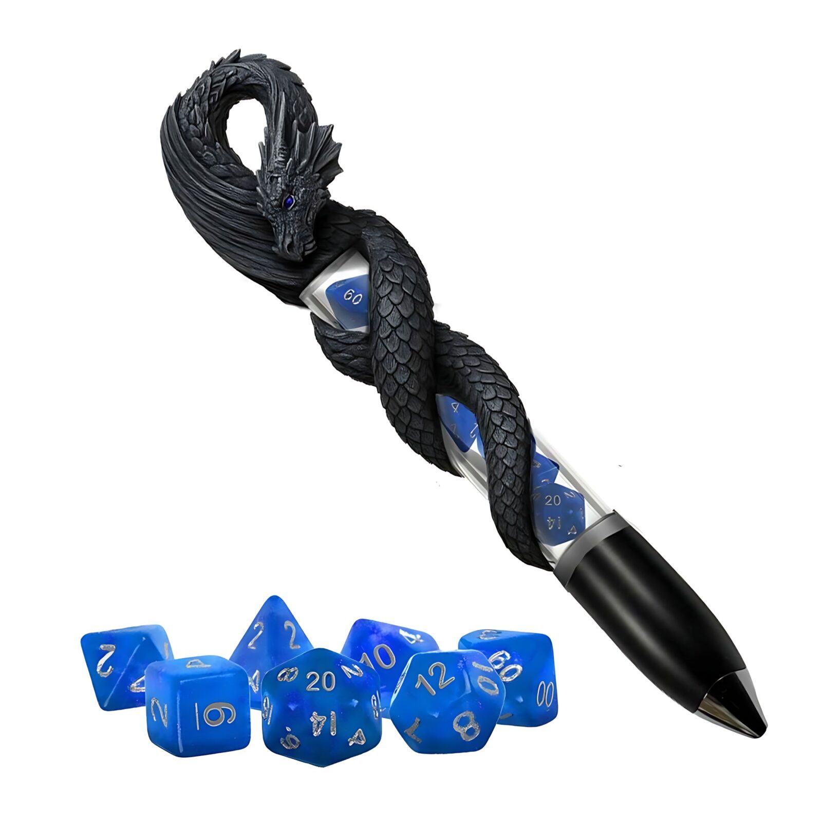 FanRoll: Dragon Dice Pen with Mini Dice Set and Character Sheet FanRoll: Dragon Dice Pen with Mini Dice Set and Character Sheet