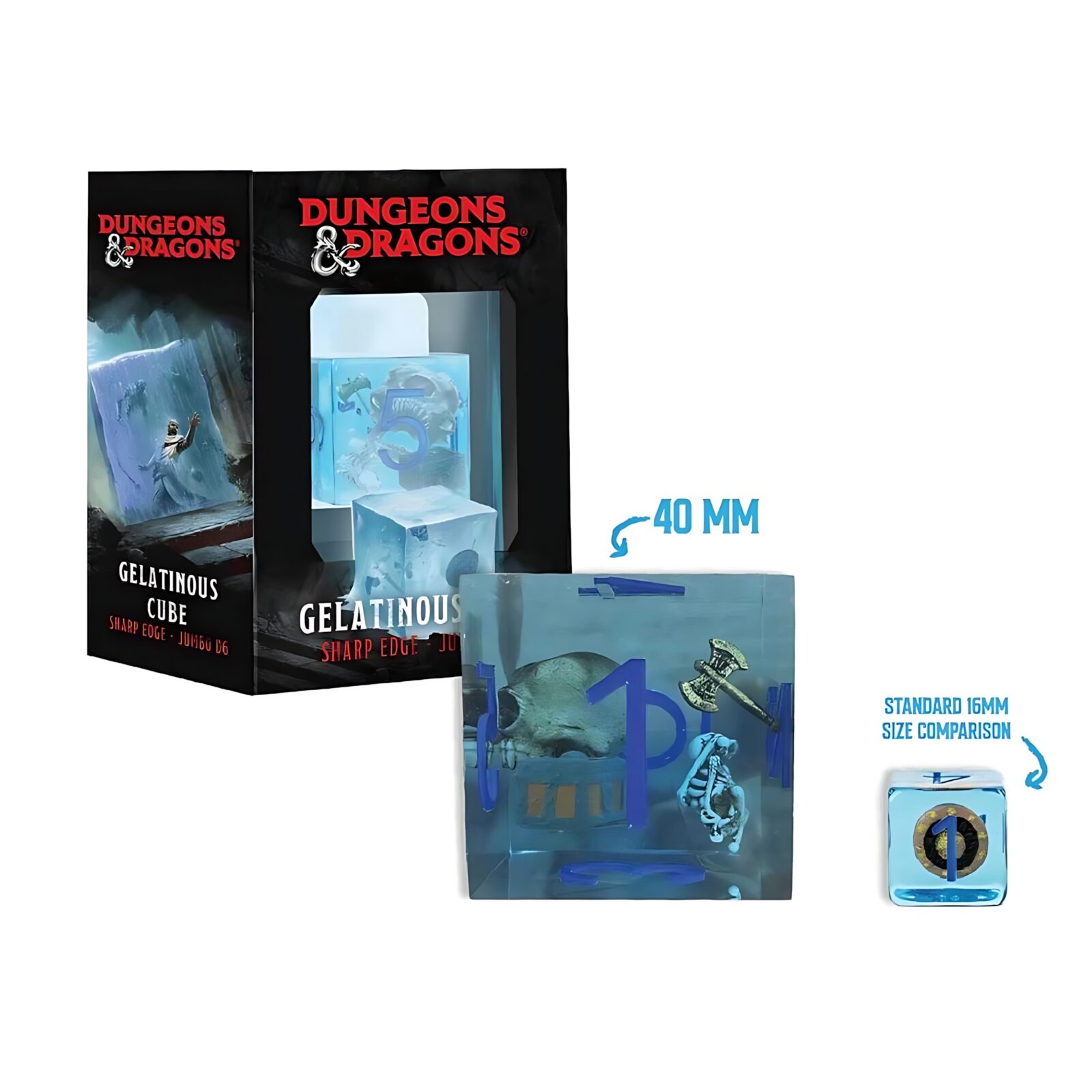 D&D Jumbo Gelatinous Cube D6