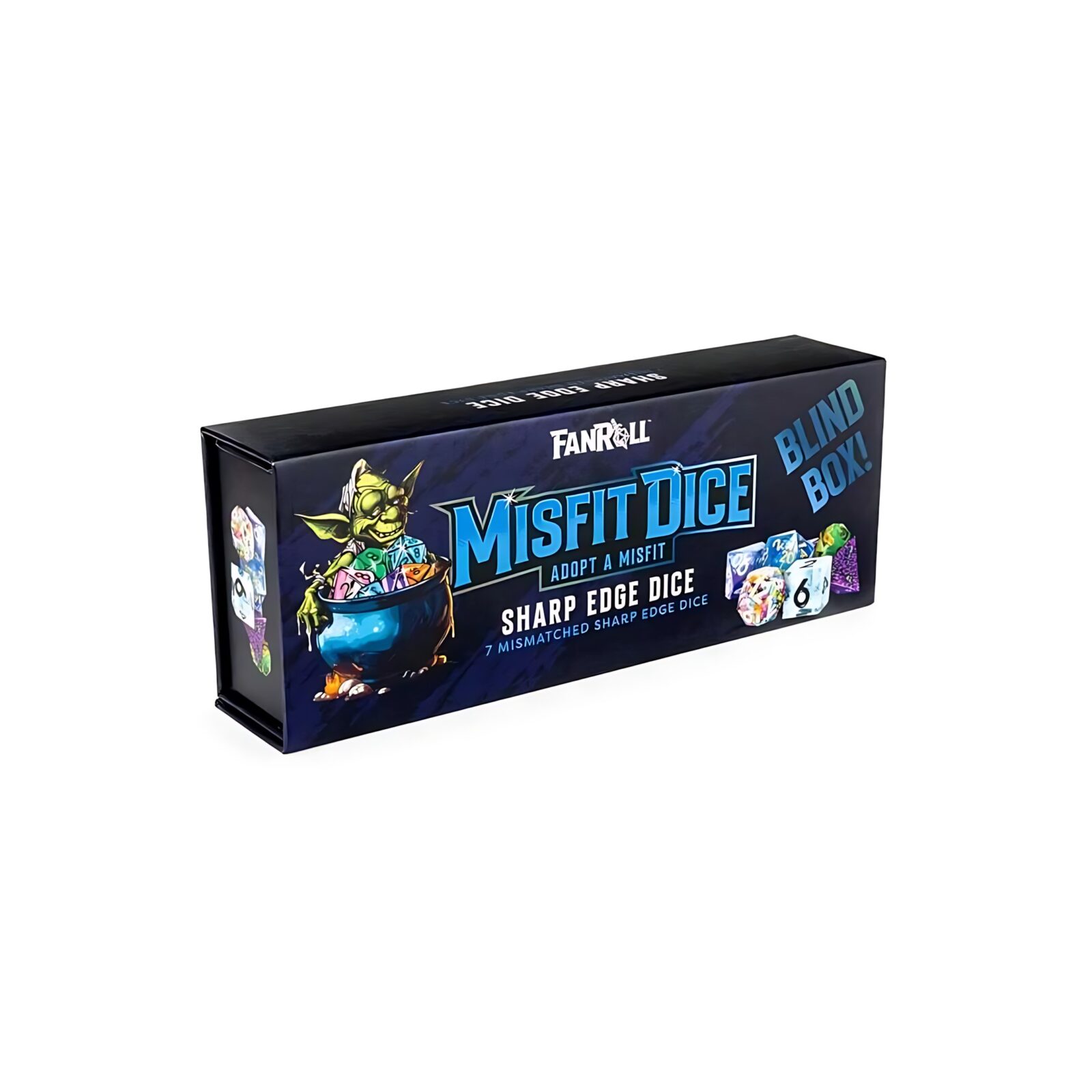 FanRoll Mystery Misfit Sharp Edge Resin Polyhedral Dice Set (12 Packs) 3
