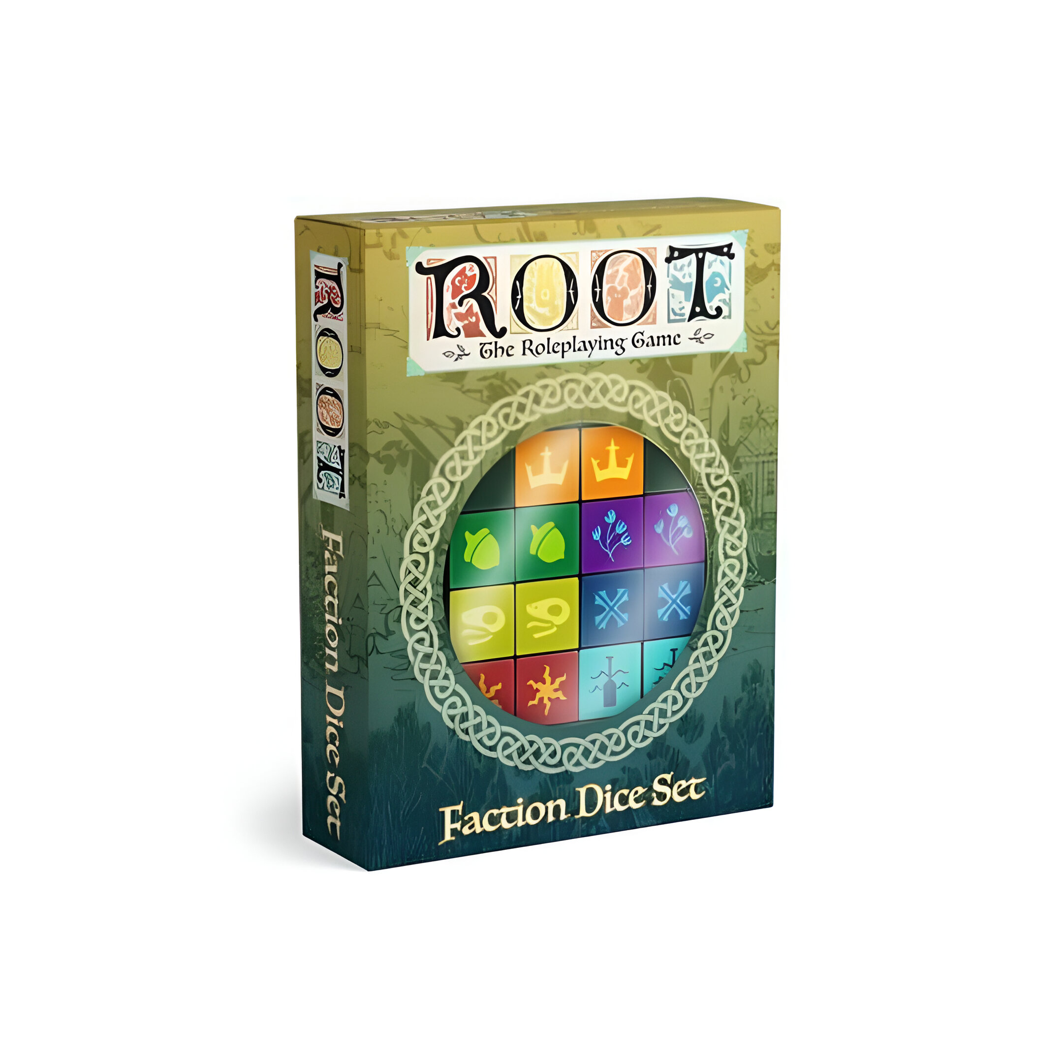 The RPG Faction Dice Set: Root 3 The RPG Faction Dice Set: Root 3