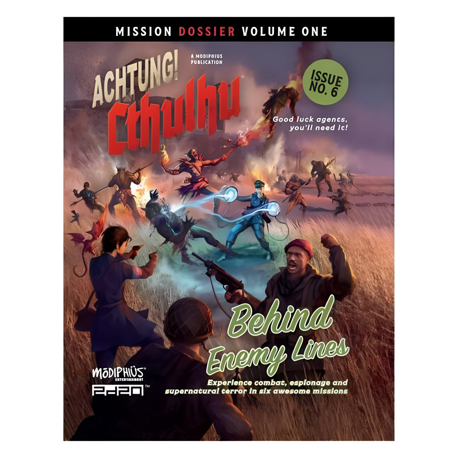 Achtung! Cthulhu 2d20 Mission Dossier 1 – Behind Enemy lines
