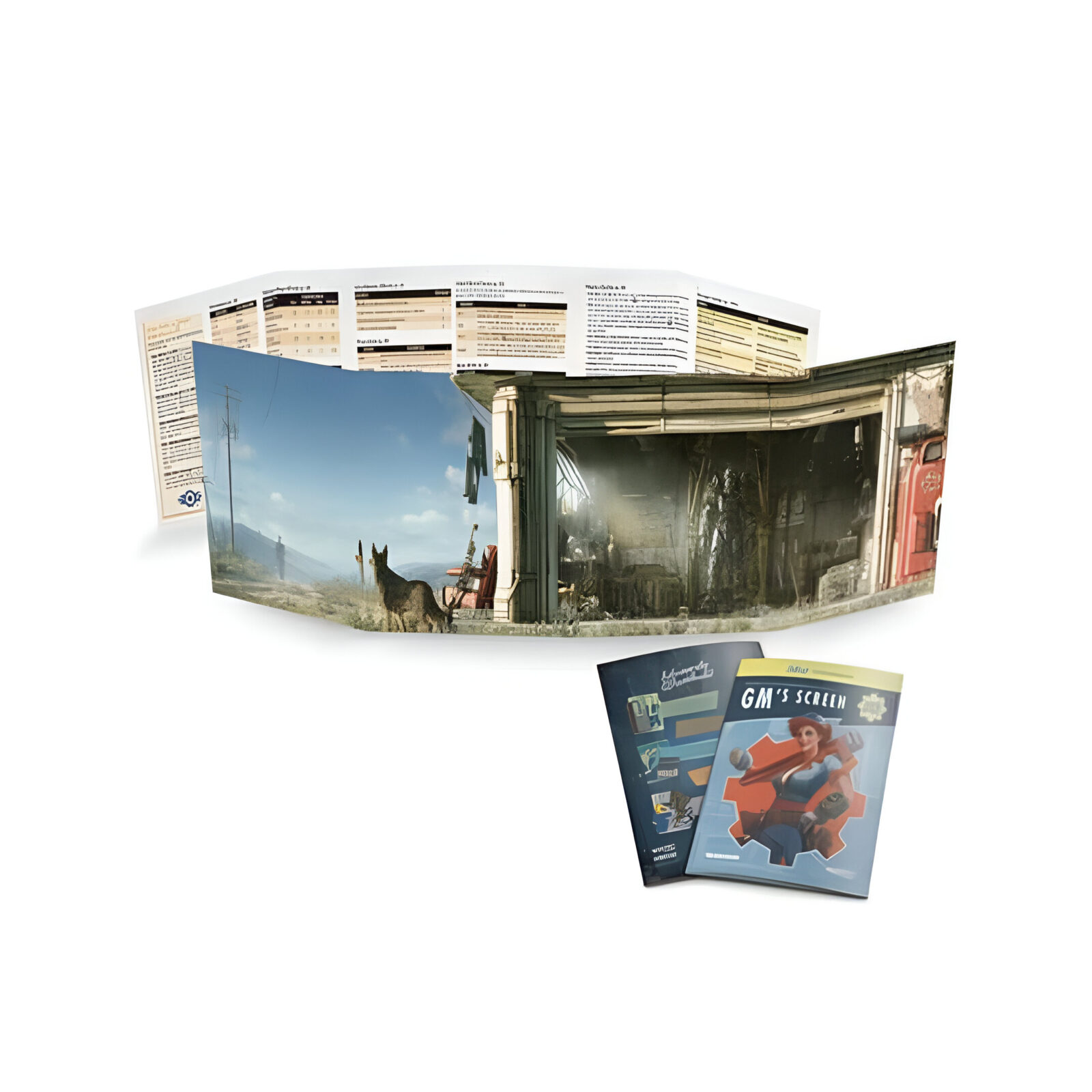 Fallout: The Roleplaying Game – GM Screen + Booklet + Flysheet