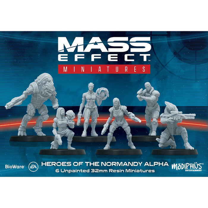 Mass Effect: Heroes of the Normandy Alpha – Resin Collectors Miniatures Set