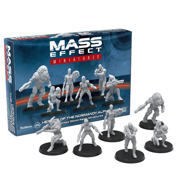 Mass Effect: Heroes of the Normandy Alpha – Resin Collectors Miniatures Set