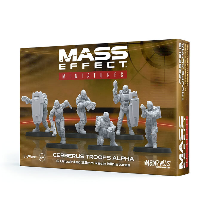 Mass Effect: Cerberus Forces Alpha – Resin Collectors Miniatures Set