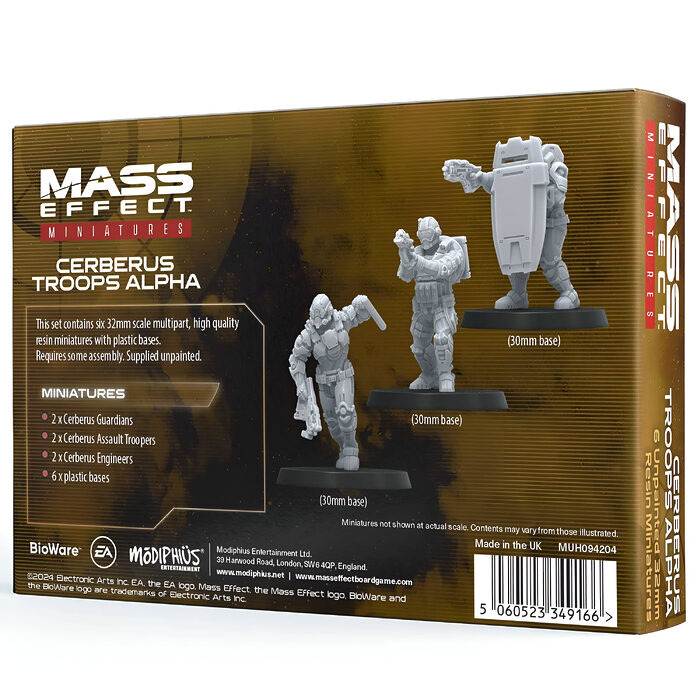 Mass Effect: Cerberus Forces Alpha – Resin Collectors Miniatures Set