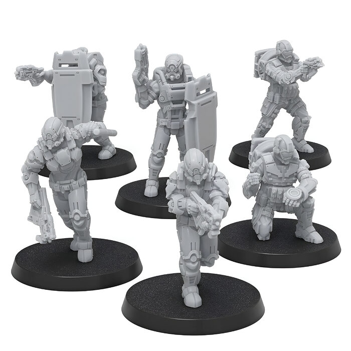 Mass Effect: Cerberus Forces Alpha – Resin Collectors Miniatures Set