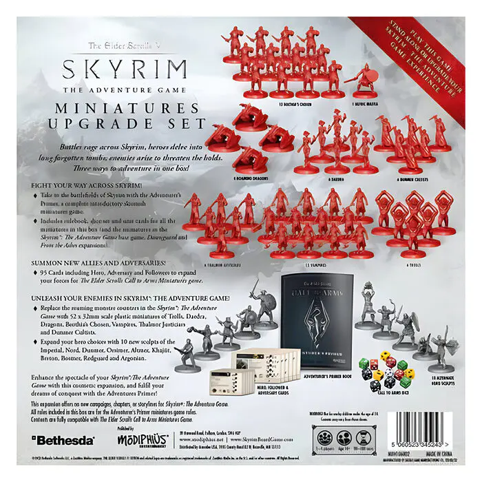 The Elder Scrolls: Skyrim – Adventure Board Game – Miniatures Upgrade Set 4