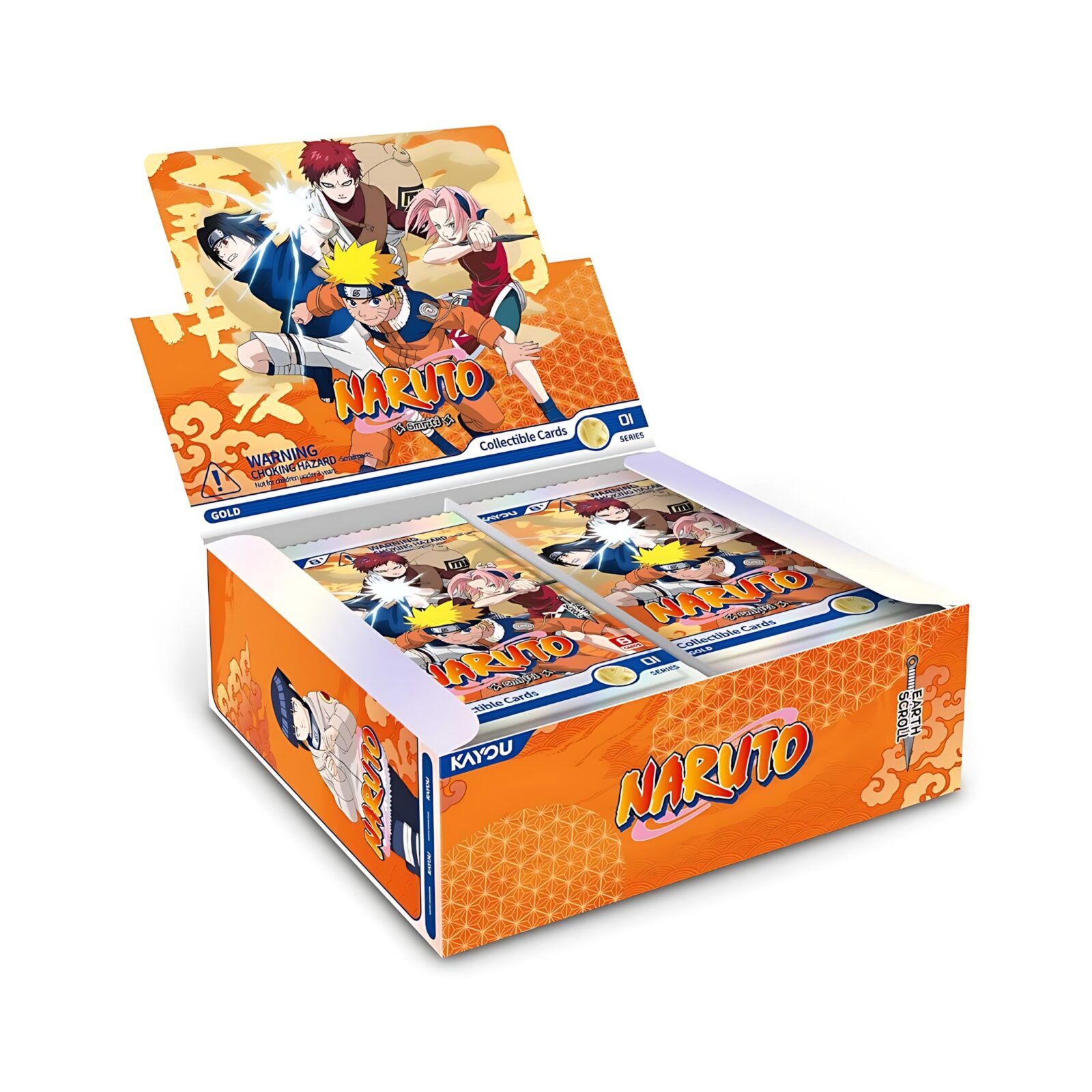 NARUTO-Smriti Collectible Cards-Earth Scroll-001B-EMEA (20 Packs) NARUTO-Smriti Collectible Cards-Earth Scroll-001B-EMEA (20 Packs)