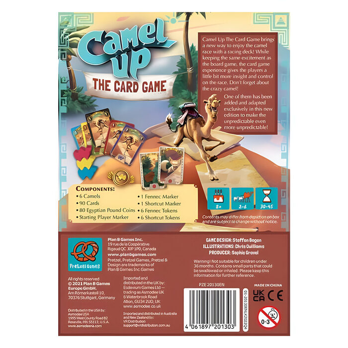 Camel Up Card Game 2nd Edition