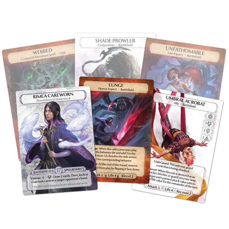 Ashes Reborn: Red Rains – The Spawn of Shadowreck – Phoenixborn & Chimera Expansion Decks