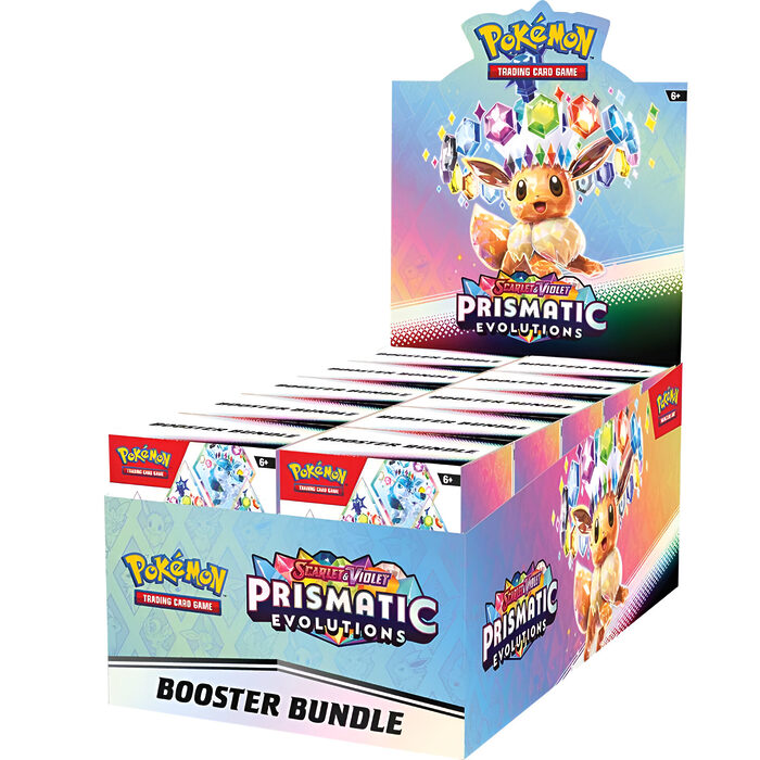 Pokemon TCG: Scarlet & Violet 8.5 – Prismatic Evolutions – Booster Bundle (10 Packs)