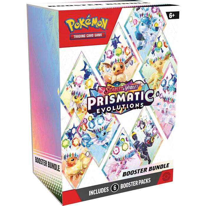 Pokemon TCG: Scarlet & Violet 8.5 – Prismatic Evolutions – Booster Bundle (10 Packs)