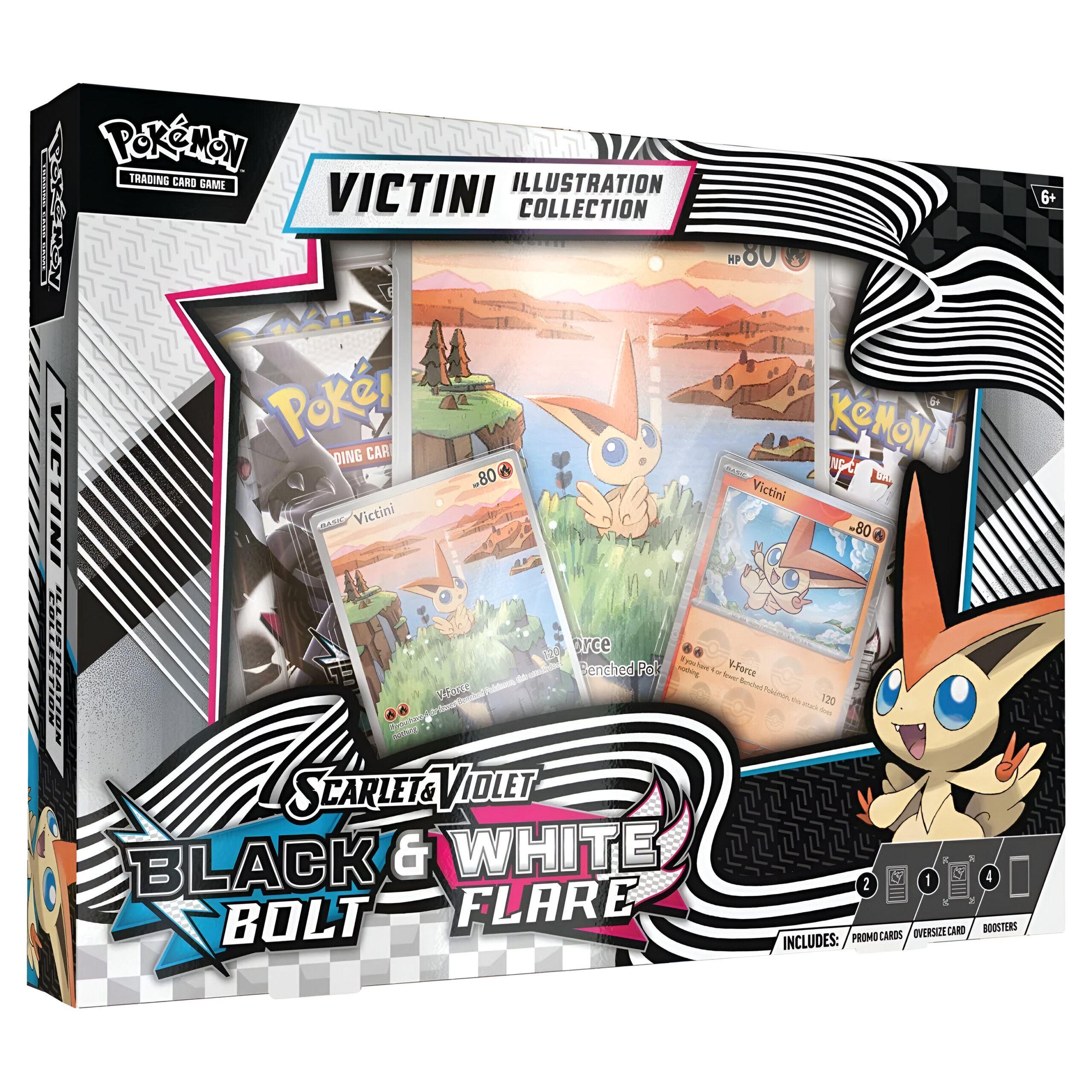 Pokemon TCG: Scarlet & Violet 10.5 – Black Bolt & White Flare Unova Victini Illustration Collection