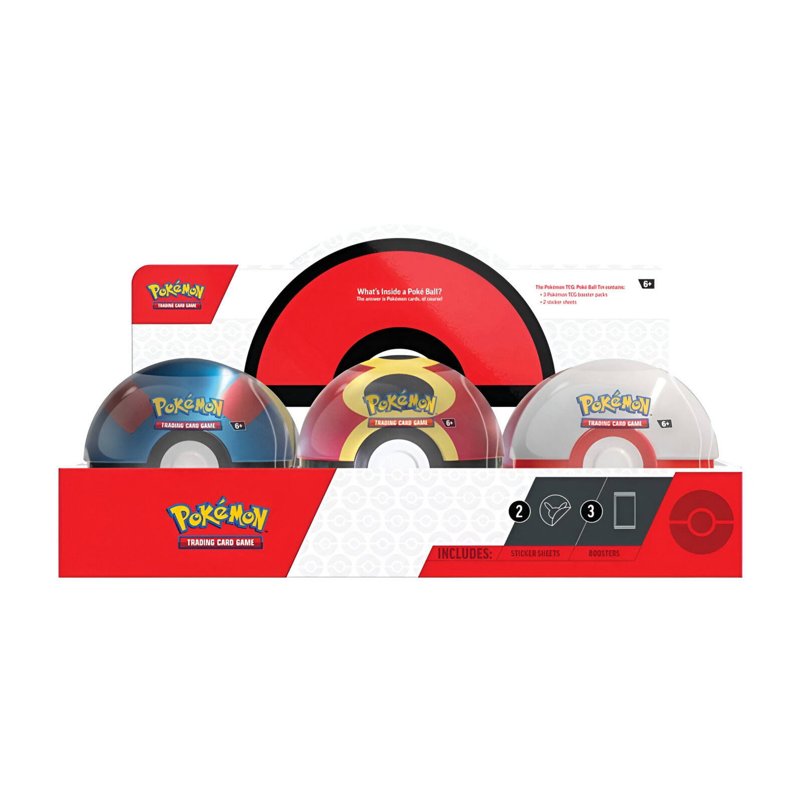 Pokemon TCG: Poke Ball Tin (2025) (6 Packs)