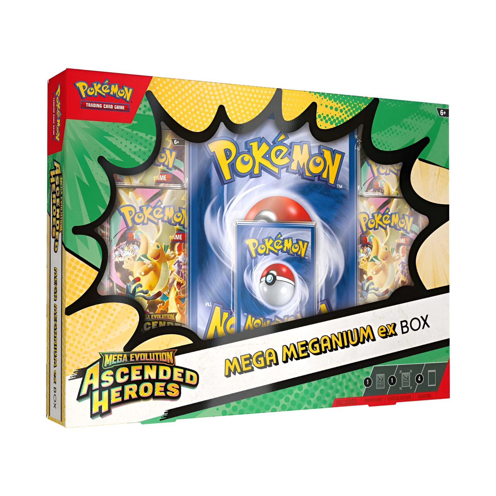 Pokemon TCG: Mega Evolution Ascended Heroes – Mega Meganium ex Box