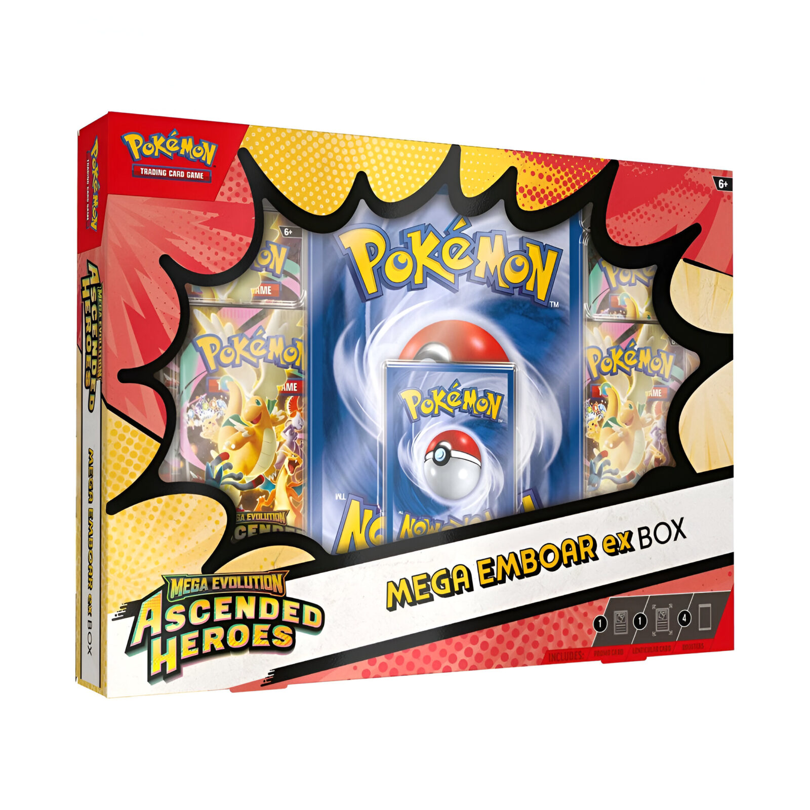 Pokemon TCG: Mega Evolution Ascended Heroes – Mega Emboar ex Box