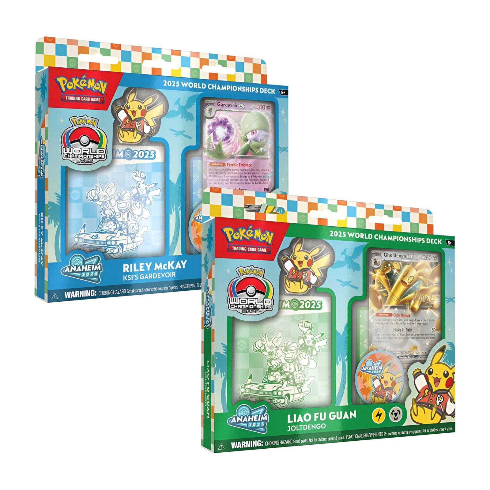 Pokemon TCG: World Championship Decks 2025 (4 Packs) 3 Pokemon TCG: World Championship Decks 2025 (4 Packs) 3