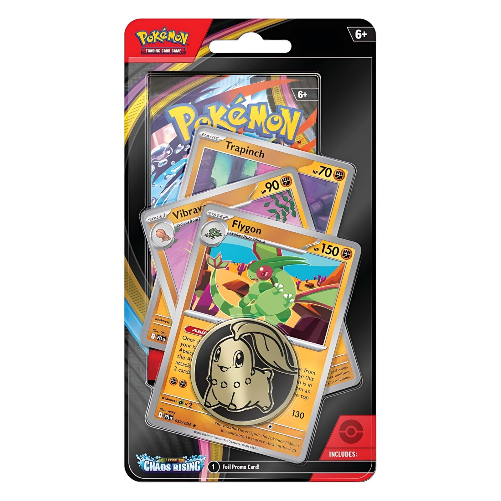 Pokemon TCG: Mega Evolution Chaos Rising – Premium Checklane Blister (Set of 2) 3 Pokemon TCG: Mega Evolution Chaos Rising – Premium Checklane Blister (Set of 2) 3