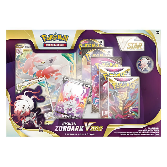 Pokemon TCG: Hisuian Zoroark VSTAR Premium Collection 4