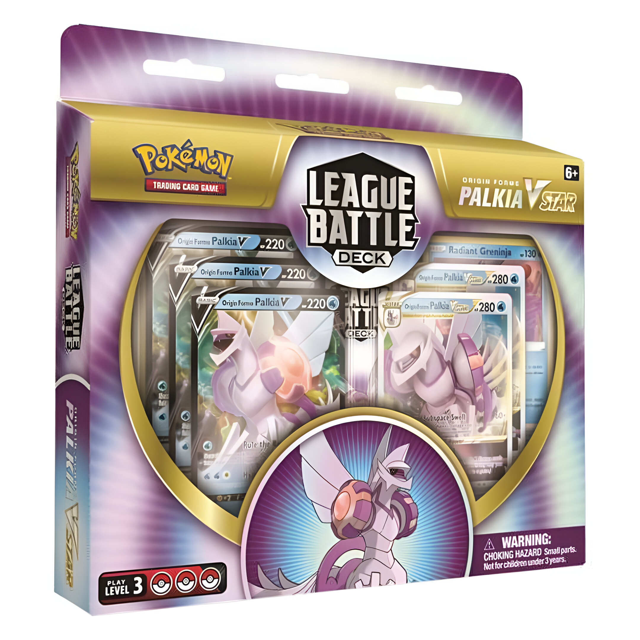 Pokemon TCG: Origin Forme Palkia VSTAR Battle Deck (6 Packs) 3 Pokemon TCG: Origin Forme Palkia VSTAR Battle Deck (6 Packs) 3