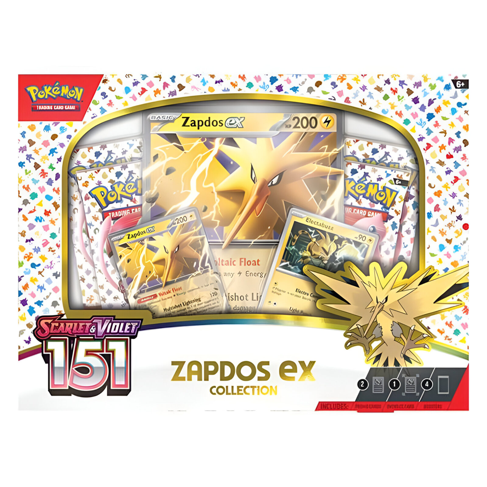 Pokemon TCG: Scarlet & Violet 3.5: 151 – Zapdos ex Collection 3