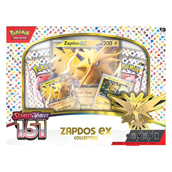 Pokemon TCG: Scarlet & Violet 3.5: 151 – Zapdos ex Collection 4
