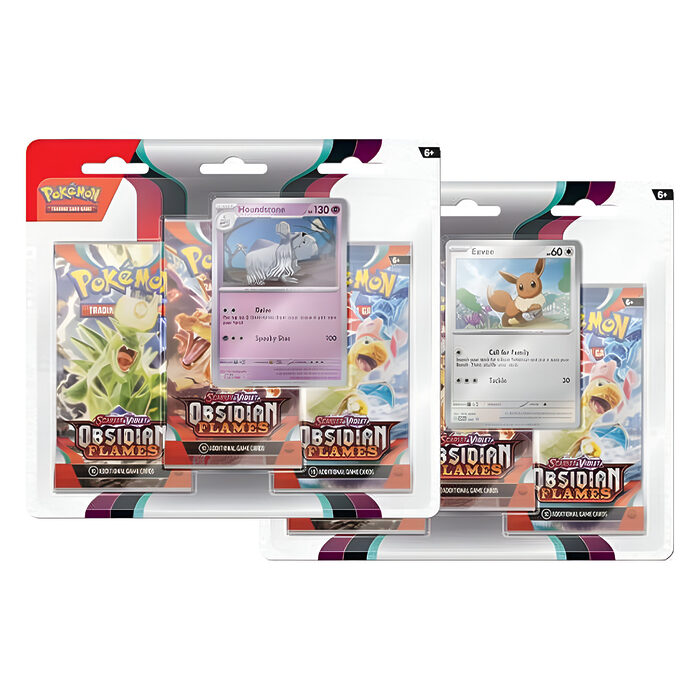 Pokemon TCG: Scarlet & Violet 3 Obsidian Flames 3-Pack (12 Packs) 3