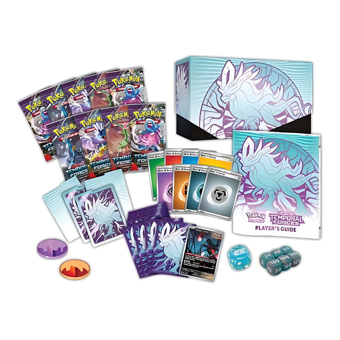 Pokemon TCG: Scarlet & Violet 5 – Temporal Forces – Elite Trainer Box: Walking Wake and Iron Leaves CASE of 10 5