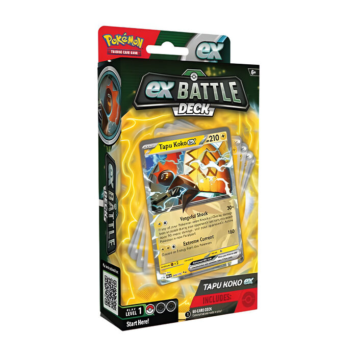 Pokemon TCG: Tapu Kok/ Iron Leaves ex Battle Deck