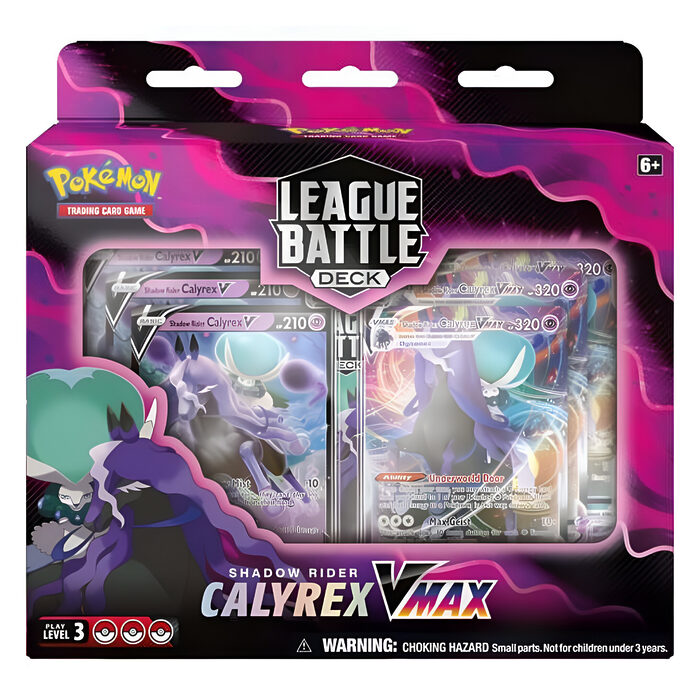 Pokemon TCG: Shadow Rider Calyrex VMAX and Ice Rider Calyrex VMAX League Battle Deck