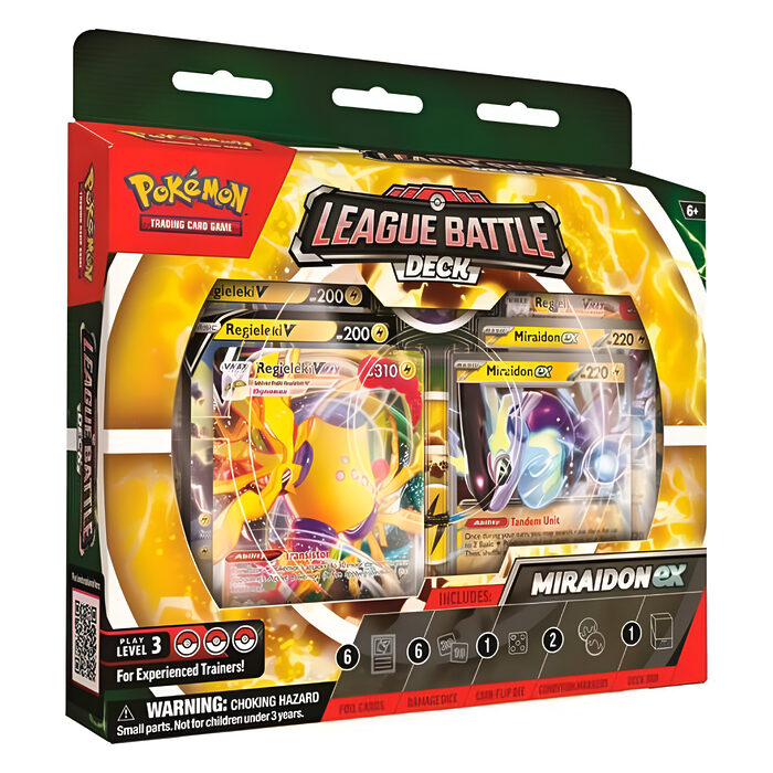 Pokemon TCG: Miraidon ex League Battle Deck (6 Packs) 3